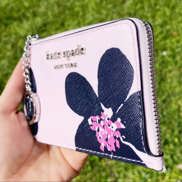 NWT Kate Spade grand flora 🌸l-zip Cardhold - Picture 2 of 5